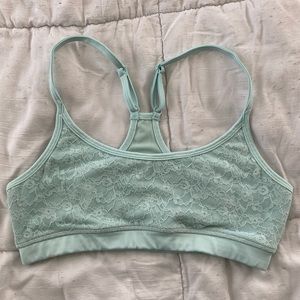 NWOT Forever 21 Mint Lace Sports Bra